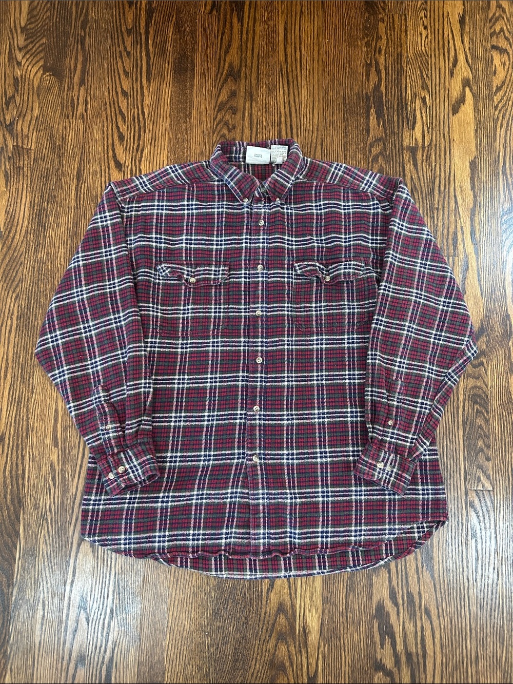 Vintage 90s Plaid Flannel Shirt